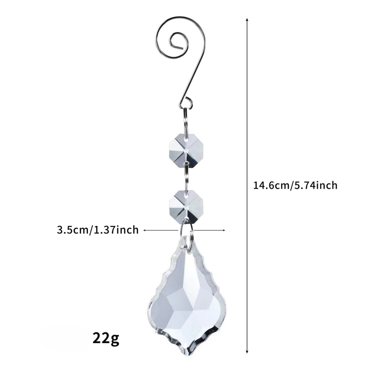 Leaf Crystal Pendant Suncatcher Hangings