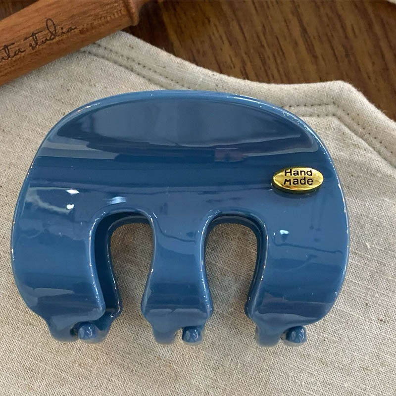 Simple Solid Color Small Hair Claw