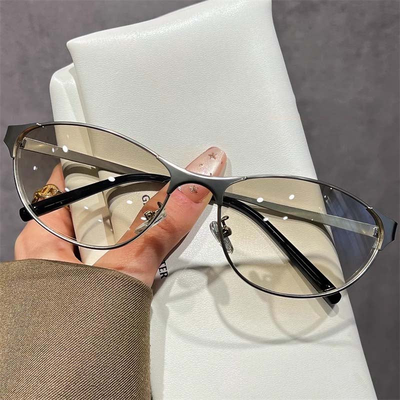 Vintage Metal Cat Eye UV Protection Sunglasses