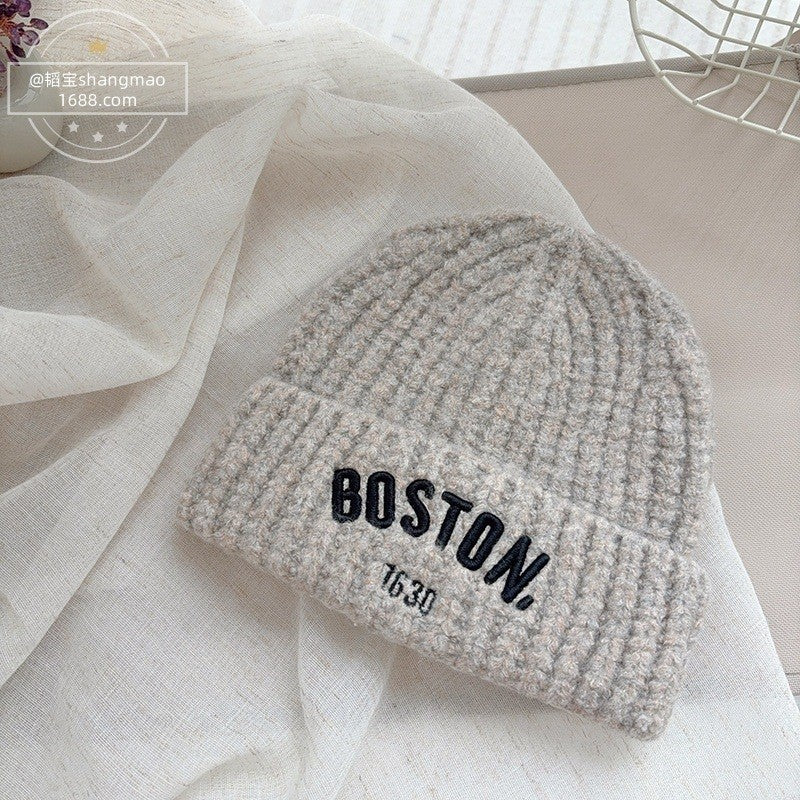 Baby Embroidered Knit Beanie