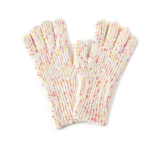 Colorful Mini Ball Sweet Knit Gloves