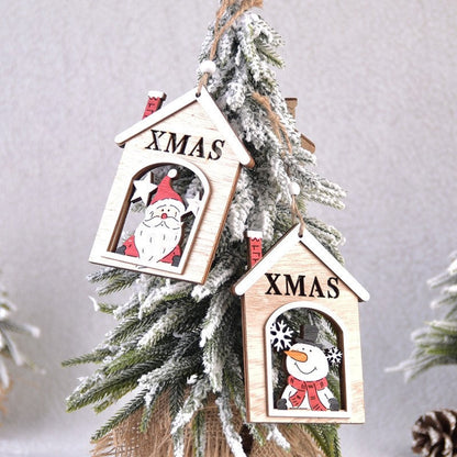 Christmas Wooden Candle Decorations