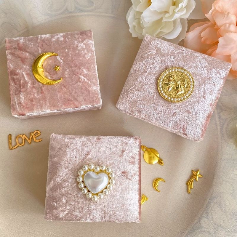 Pink Plush Portable Jewelry Case