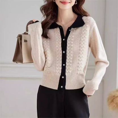 V-Neck Knit Cardigan