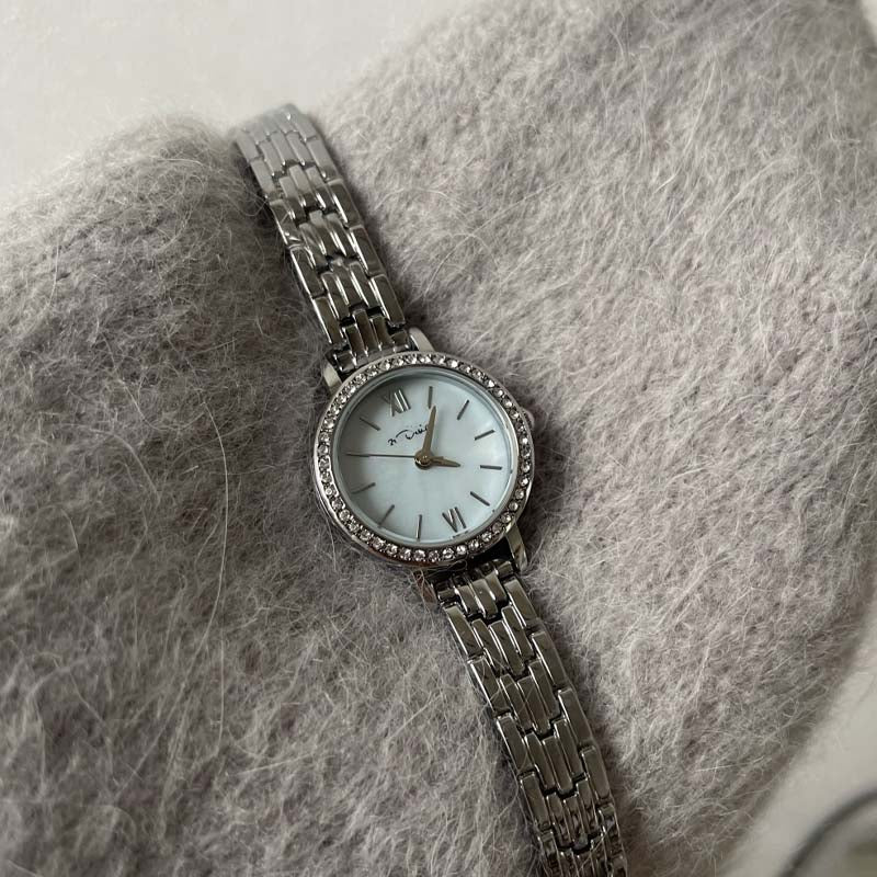 Elegant Small Dail Mesh Strap Quartz Watch