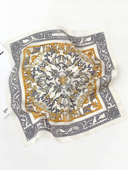 Animal Printed Sun-Protection Small Square Scarf