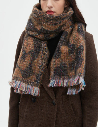 Leopard Print Contrast Color