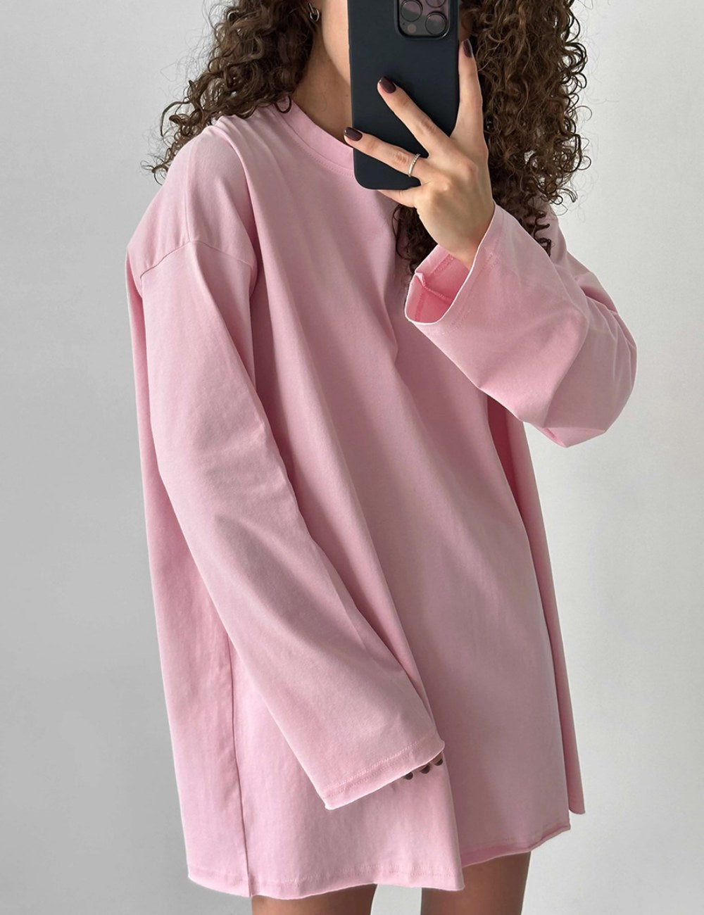 Solid Color Casual Oversize Classic T-Shirt