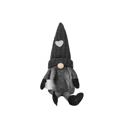 Knitted Heart Hat Plush Doll