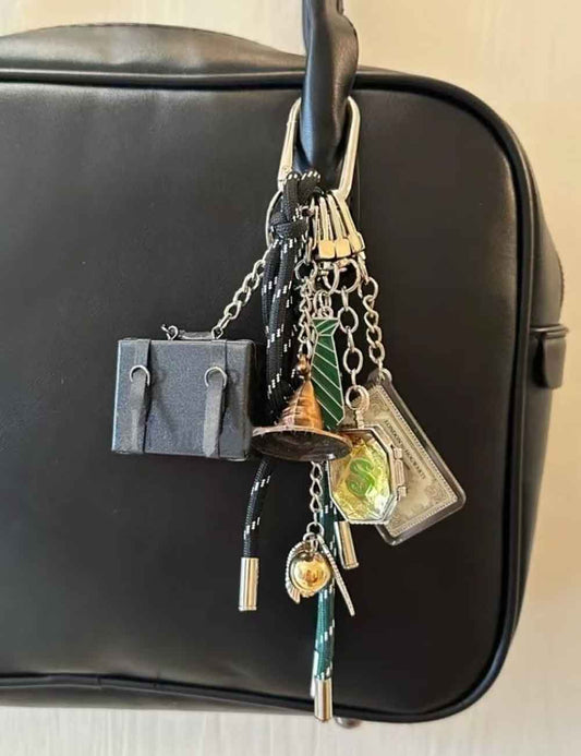 Vintage Hogwarts Theme Sorting Hat Bag Charm