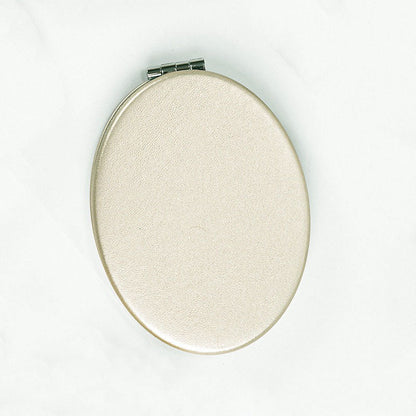 Mini Foldable PU Leather Makeup Mirror