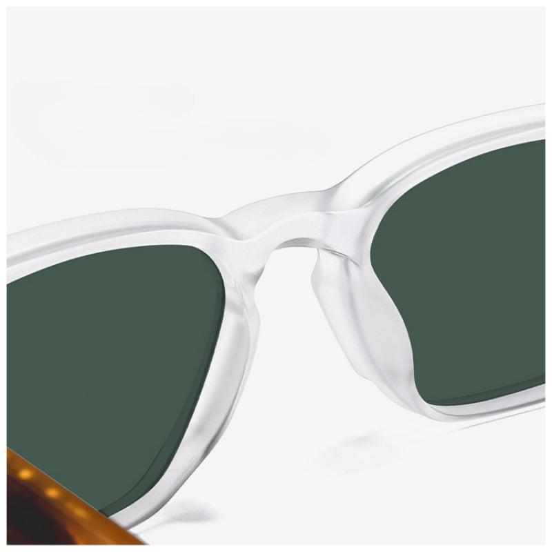 Color Block Frame Polarized Sunglasses