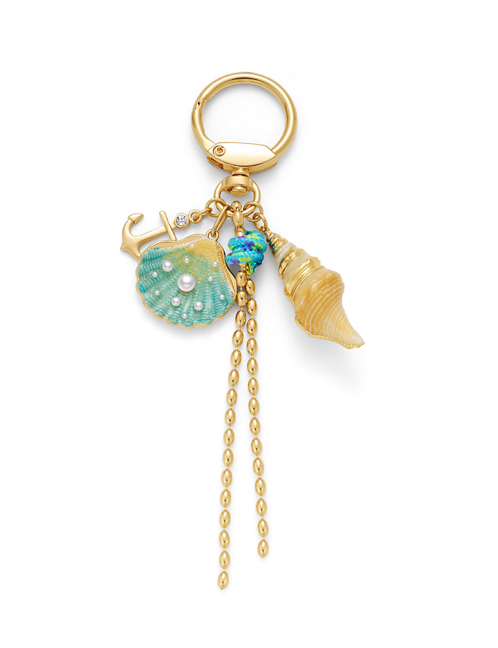 Pearl Shell Chain Bag Charms