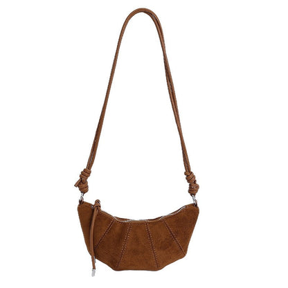 Matte Solid Color Shoulder Tote Bag