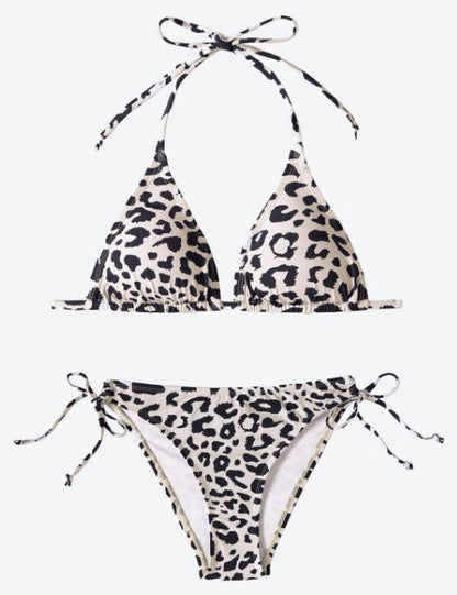 Halter Bikini String Tie 2PCS Swimwear Set