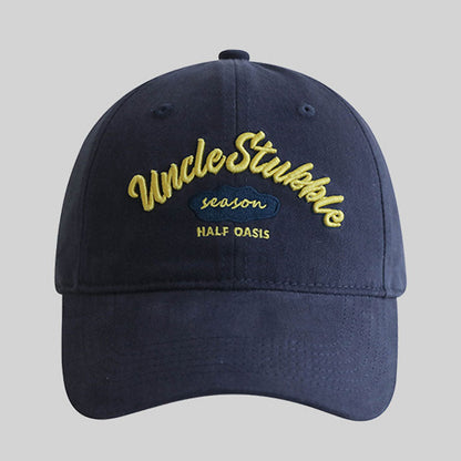 Trendy Sunshade Letter Embroidered Baseball Cap