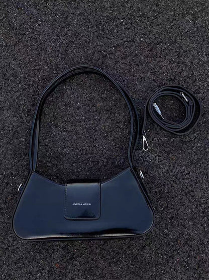 Geometric Split-Joint Zipper Bags Handbags