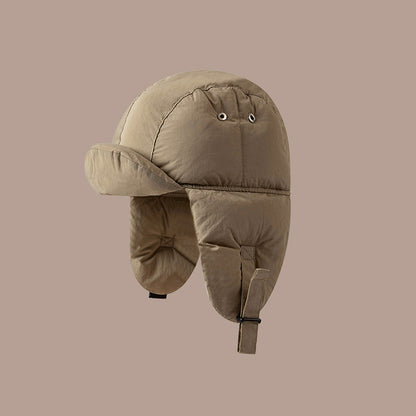 Solid Color Cute Outdoor Padded Hat