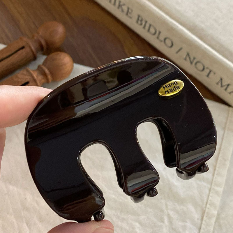 Simple Solid Color Small Hair Claw