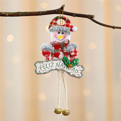 Hanging Alphabet Plaque With Bell On Wooden Board