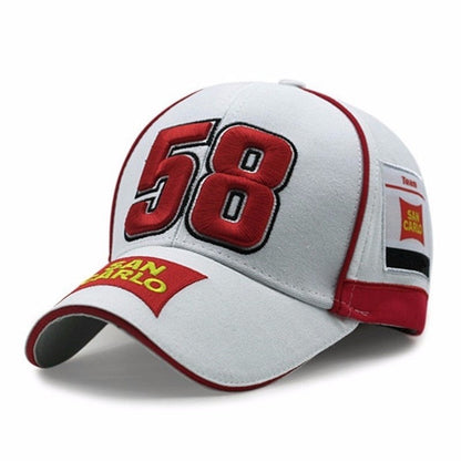 Racing Themed Baseball Cap Basic Style
