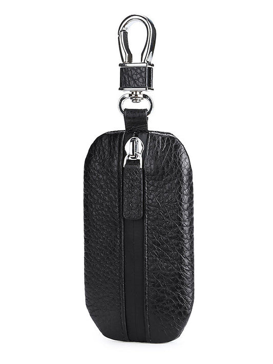 Retro Leather Car Key Holder Key Bag Keychain Wallet