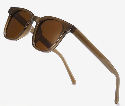 Square Frame Simple Polarized Sunglasses