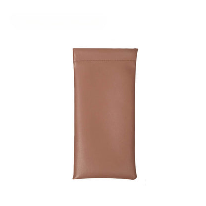 Squeeze Top Leather Travel Eyeglass