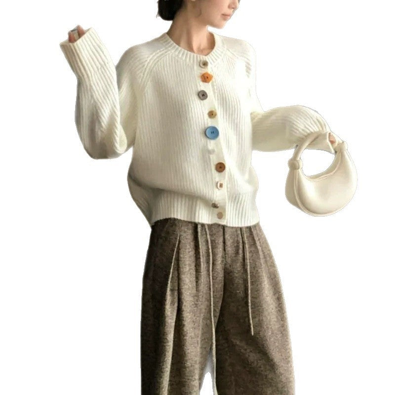 Loose Knit Sweater Coat