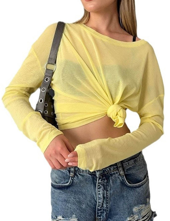 Sexy Long Sleeve Tops