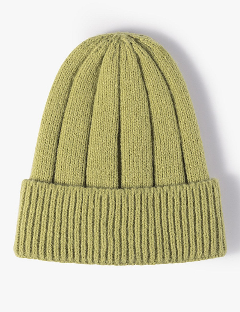 Solid Color Thick Knit Beanie