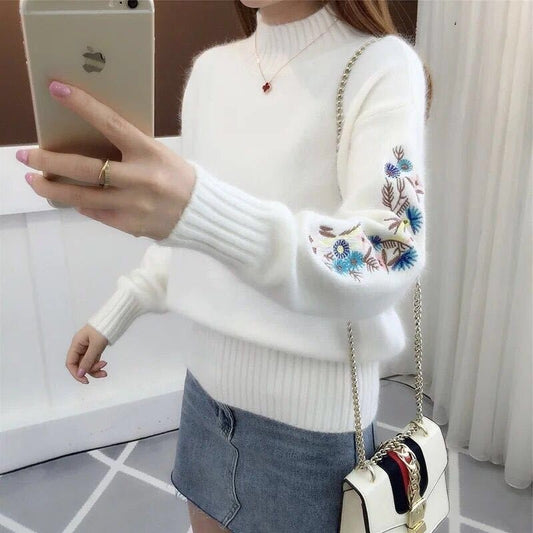 Women's Loose Batwing Sleeve Knit Sweater