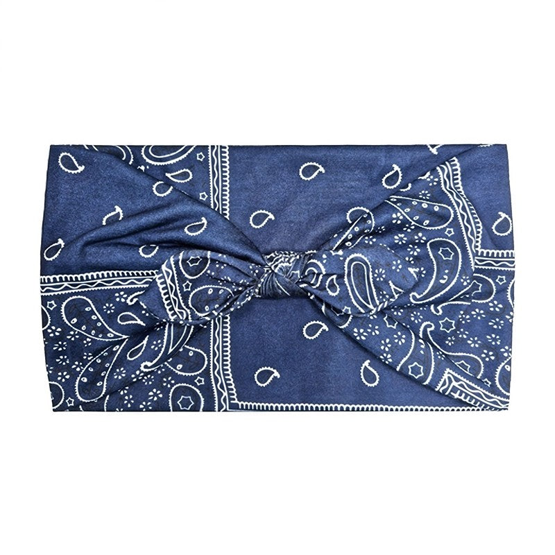Printed Knot Elastic Headband