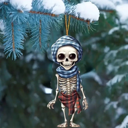 Halloween Acrylic Skull Ornament