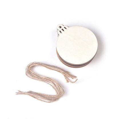 Christmas Wooden Candle Decorations