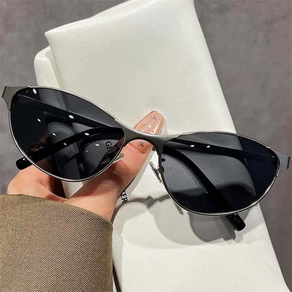 Vintage Metal Cat Eye UV Protection Sunglasses
