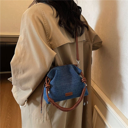 Retro Handbag With Pendant