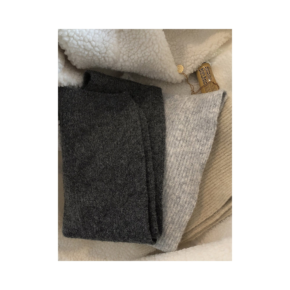 Stylish Solid Warm Short Scarf