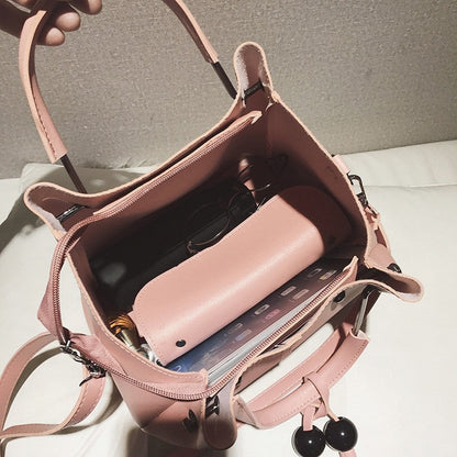 Three-Piece Bag With Tassels