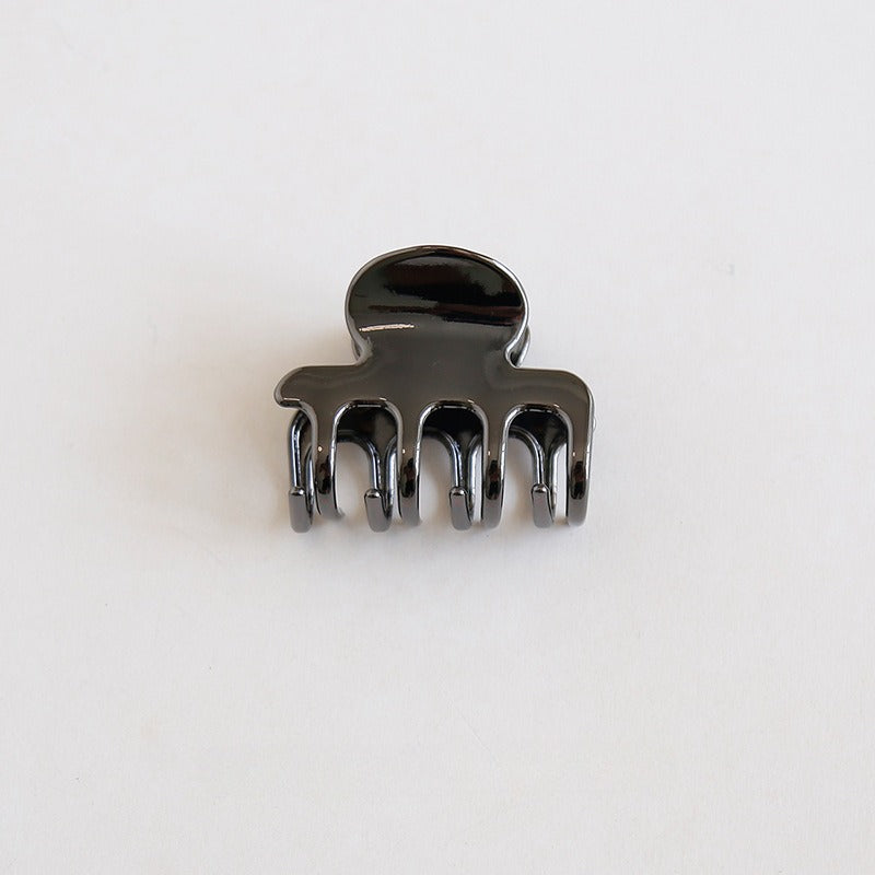 Trendy Solid Color Medi-Sized Metal Hair Claw