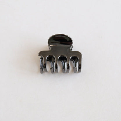 Trendy Solid Color Medi-Sized Metal Hair Claw