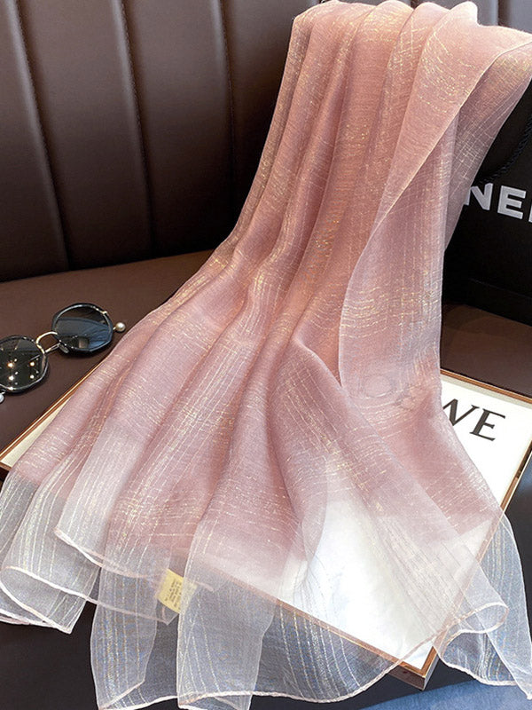 8 Colors Fashion Sunscreen Silk Scarf