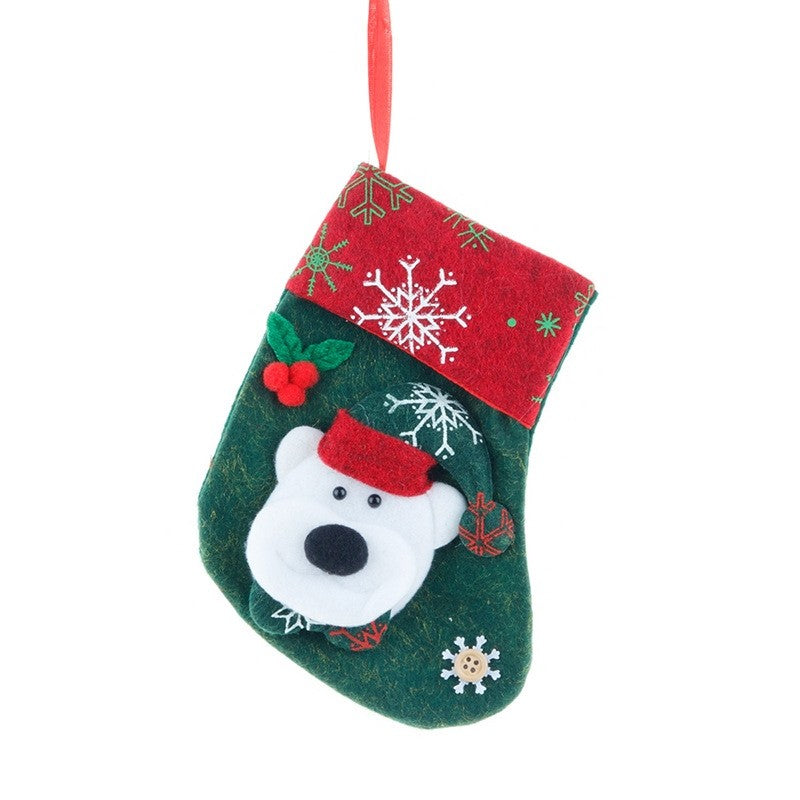Christmas Socks Gift Bag Small Christmas Socks Pendant Christmas Tree Pendant