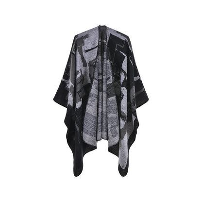 Imitation Cashmere Jacquard Shawl Scarf