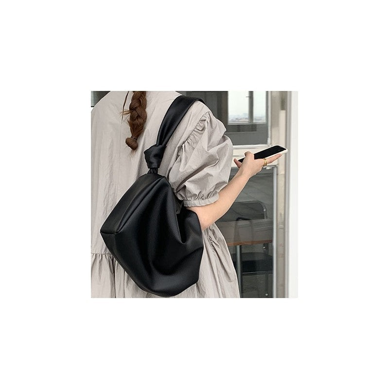 Chic Casual Soft Knotted Shoulder Bag
