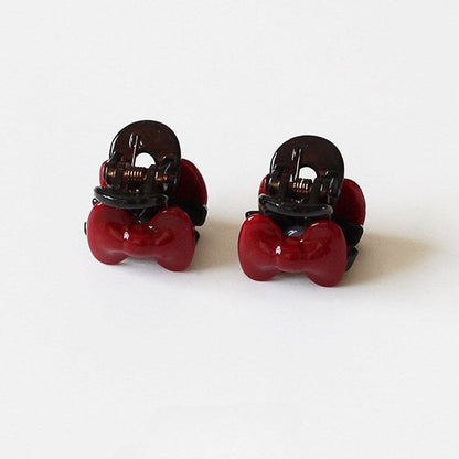 Bow Decor Cute Mini Hair Clips
