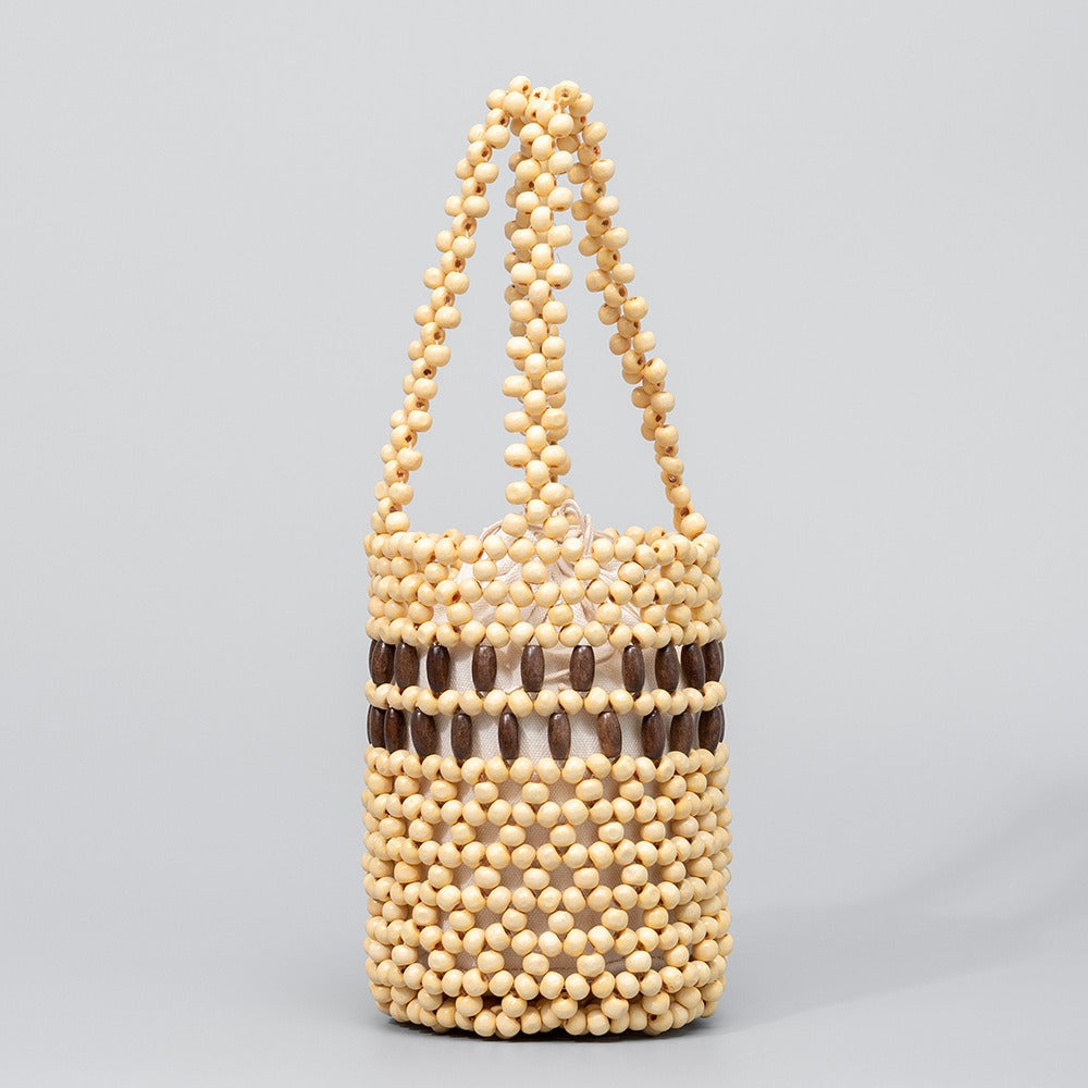 Retro Bead Bucket Handmade Bags