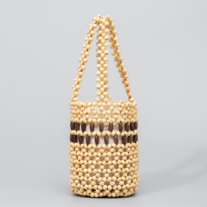 Retro Bead Bucket Handmade Bags
