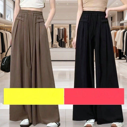 2-Pack High Waist Relaxed Fit Wide Leg Pants