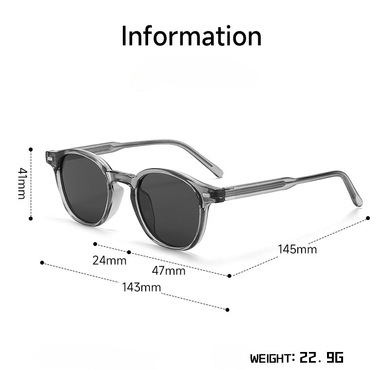 Simple Classic Oval Sunglasses